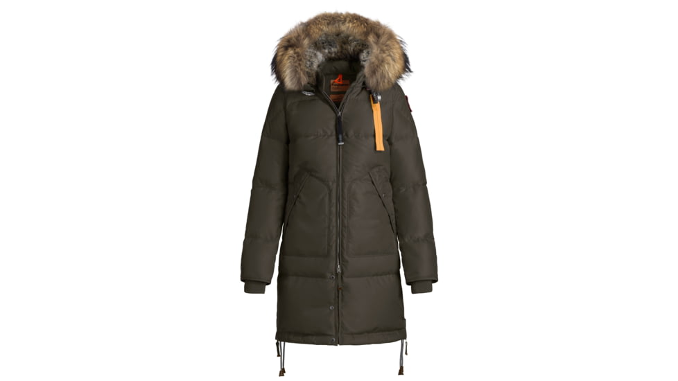 Parajumpers Long Bear Lapin Fur Parka - Womens, Bush, Extra Small 17WMPWJCKMA43-17WP04-601-XS