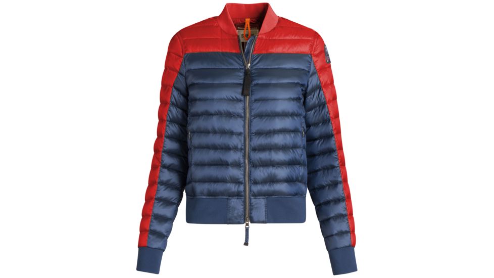 Parajumpers Sharyl B.C. Lightweight Down Jacket - Womens, Navy Peony - Tomato, Small, SHARYLB.C.-NVY-TOM-S