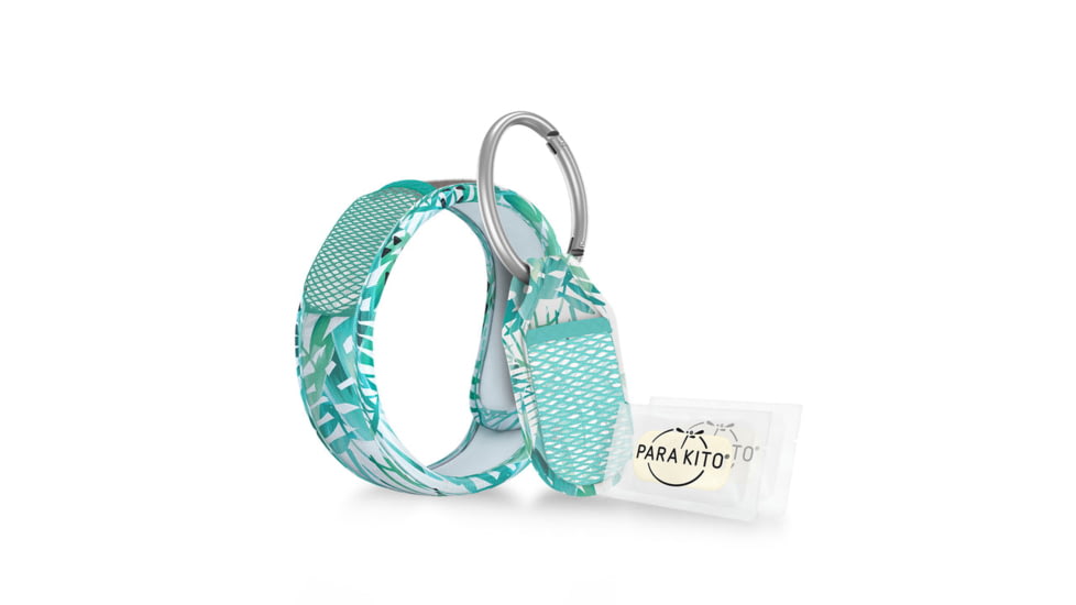 Parakito Bundle 1 Wristband +1 Clip w/ 2 Refills, Foliage, One Size, FGWBCL2FE