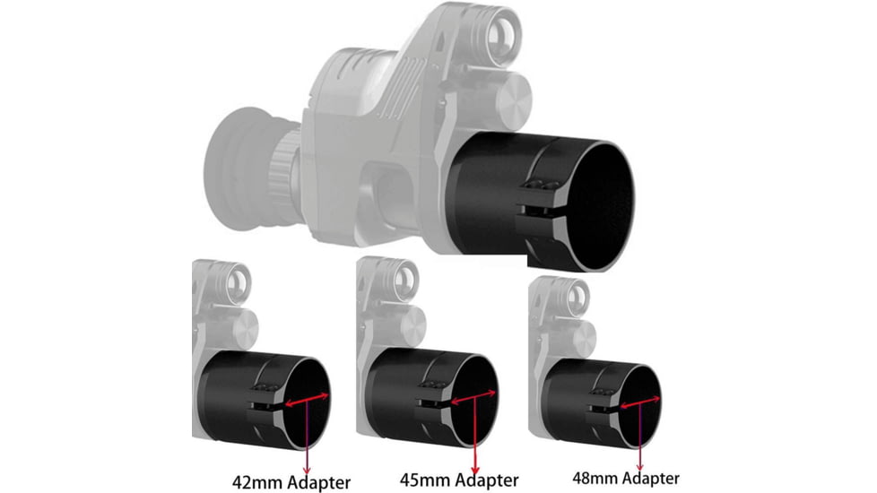 Pard NV007V Adapter, 45mm, Black, 007A45 Adaptor