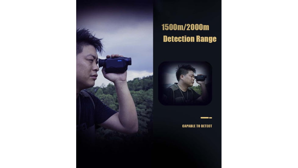 Pard Thermal Imaging 3.5x25mm Monocular, 384x288, 50Hz, Black, TA32-25