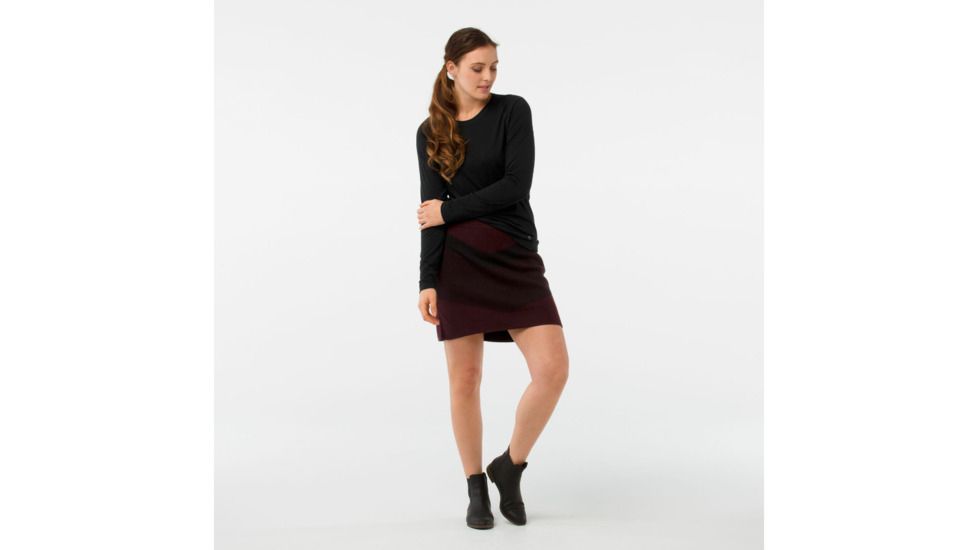 Smartwool Parmalee Reversible Skirt-Women's, Fig Heather, Extra Small, SW000311A24-XS