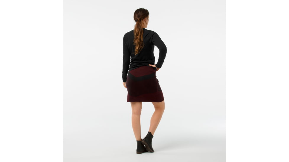 Smartwool Parmalee Reversible Skirt-Women's, Fig Heather, Extra Small, SW000311A24-XS