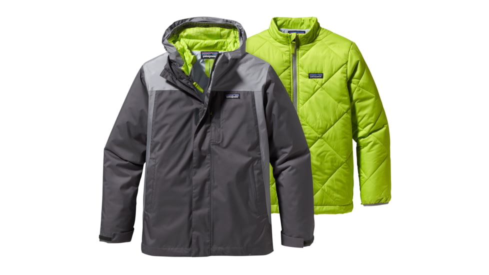 Patagonia 3-in-1 Jacket - Boys-Forge Grey-Large