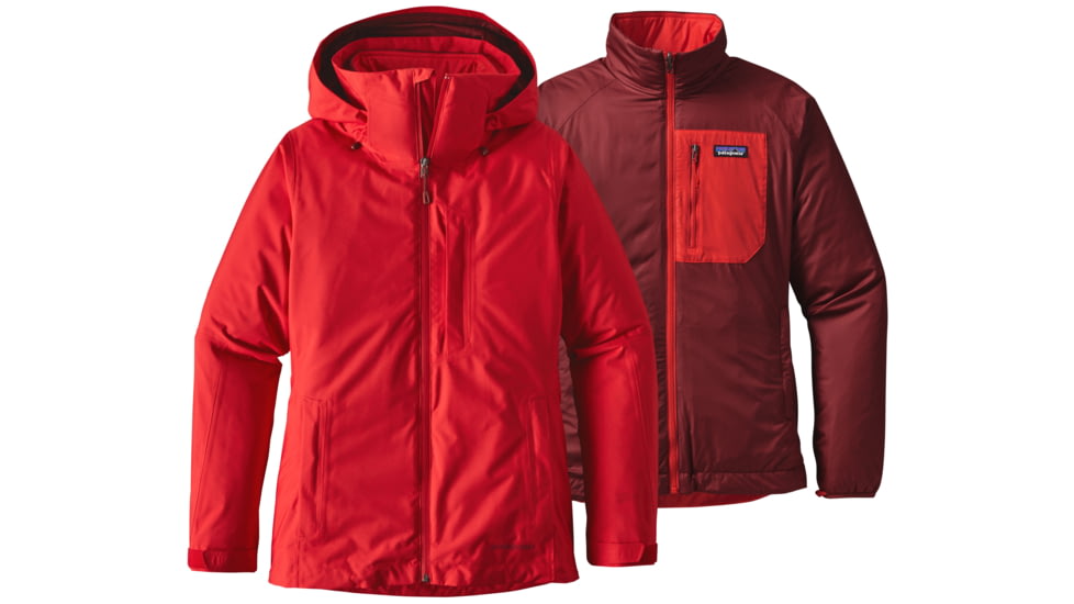 Patagonia 3-in-1 Snowbelle Jacket - Women's-French Red-Small
