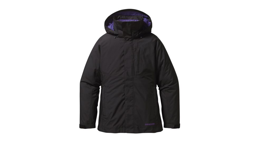 Patagonia 3-in-1 Snowbelle Jacket - Womens-Black/Concord Purple-Large