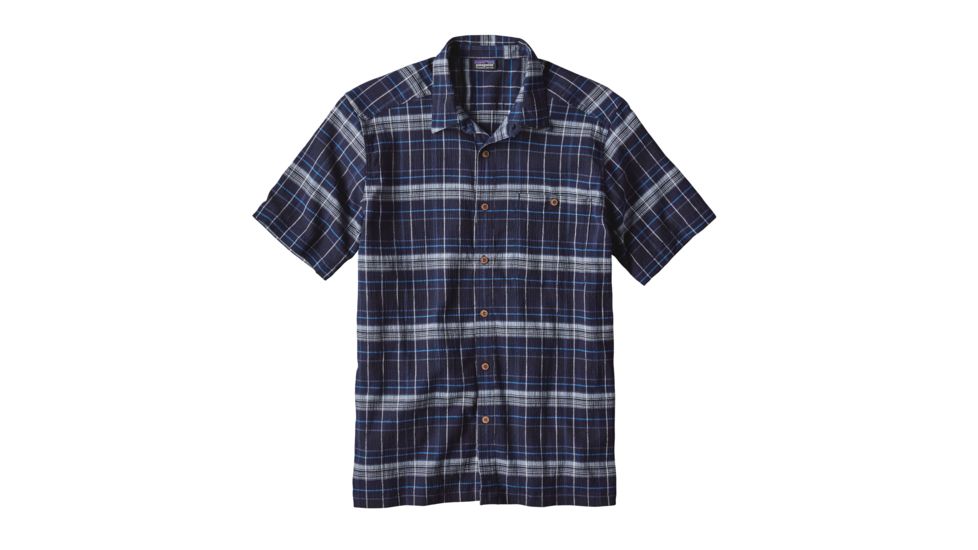 Patagonia A/C Short Sleeve Shirt - Men's-Abyss/Navy Blue-Medium