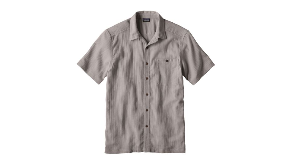 Patagonia A/C Short Sleeve Shirt - Men's-Drifter Grey-Small