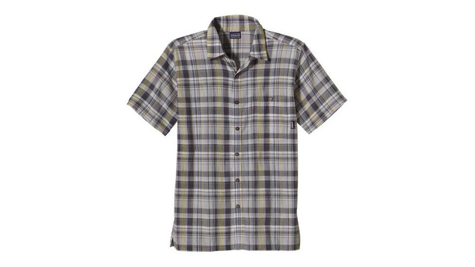 Patagonia A/C Short Sleeve Shirt - Men's-Oakum/Tailored Grey-X-Small