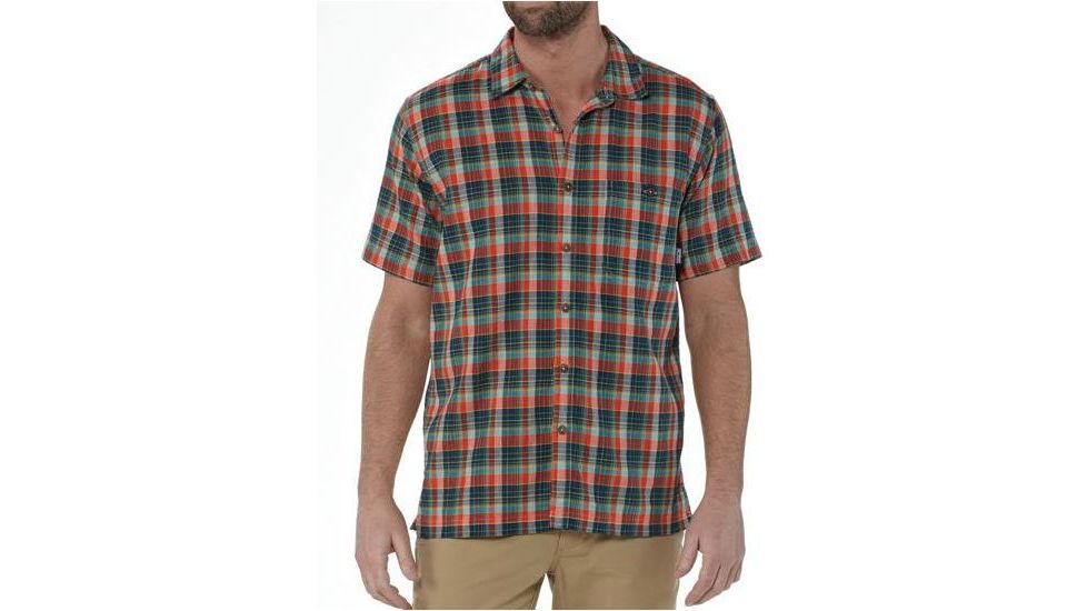 Patagonia A/C Short Sleeve Shirt - Men's-Turnbuckle/Deep Space-Small