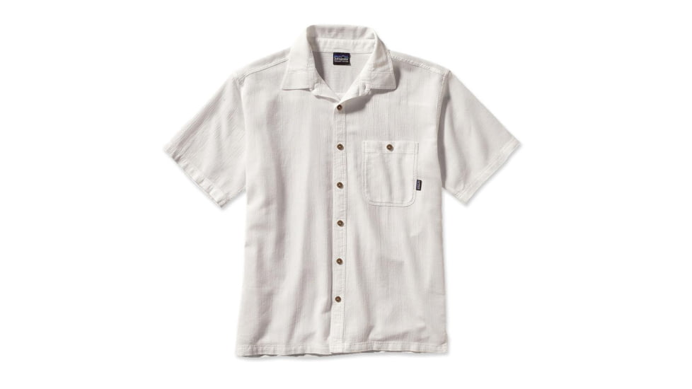 Patagonia A/C Short Sleeve Shirt - Men's-White-Medium