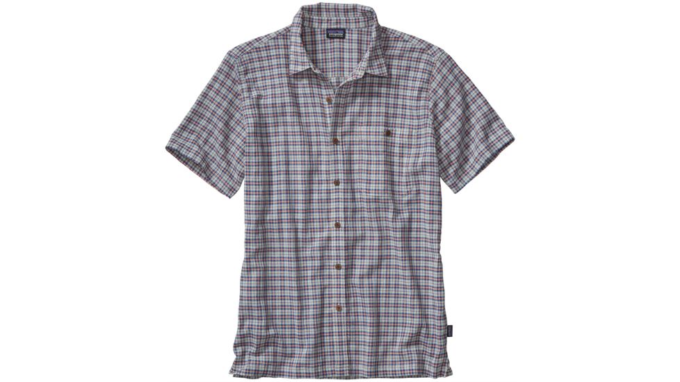 Patagonia A/C Short Sleeve Shirt - Men's-X-Small-Little Sur/Channel Blue