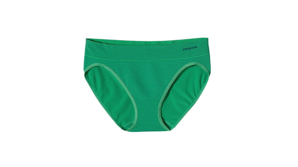 Active Briefs - Womens-Teensy Stripe-Emerald-Small