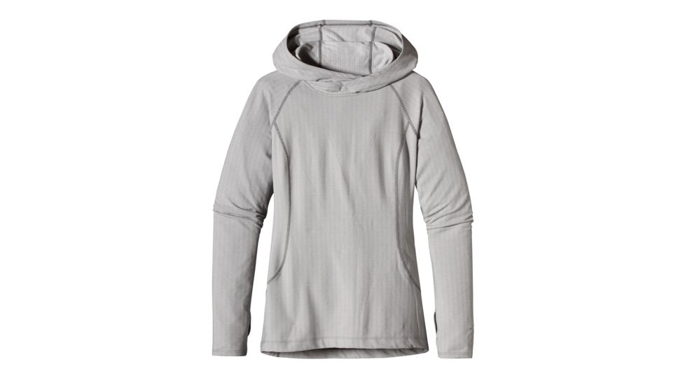 Patagonia Active Herringbone Hoody - Womens-Feather Grey-Large