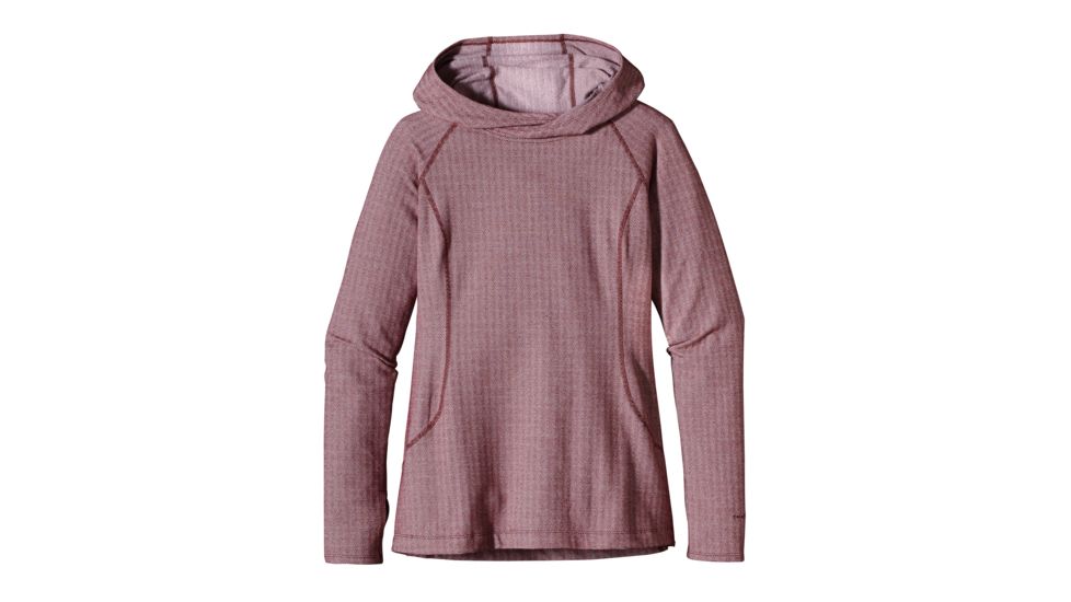 Patagonia Active Herringbone Hoody - Womens-Oxblood Red-Large
