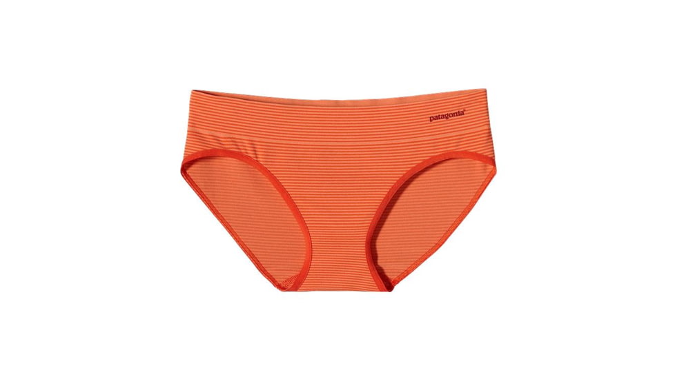 Patagonia Active Hipster - Womens-X-Small-Teensy Stripe/Monarch Orange