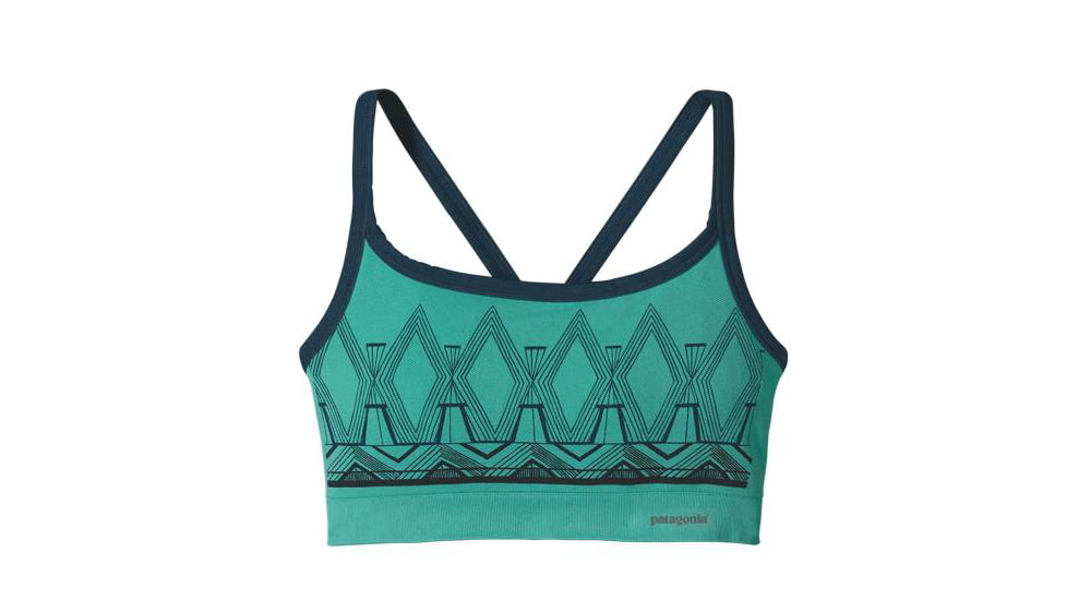 Patagonia Active Mesh Bra - Women's-Attagirl/Nile Blue-Large