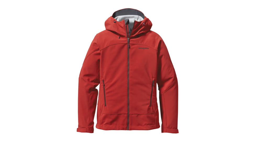 Patagonia Adze Hoody - Women's-Cochineal Red/Tailored Grey-Large