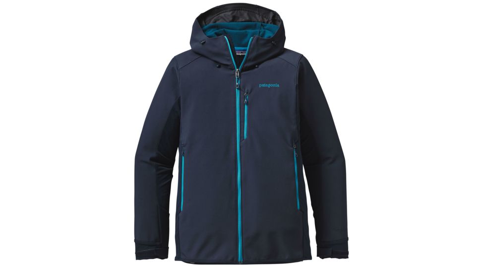 Patagonia Adze Hybrid Hoody - Men's-Navy Blue-Small
