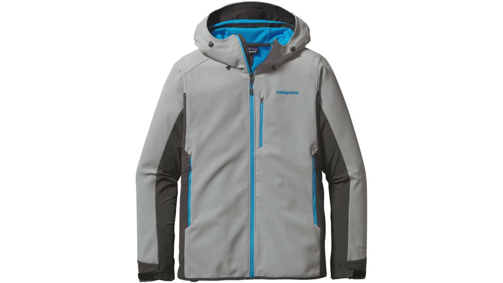 Adze Hybrid Hoody - Mens-Drifter Grey-Large