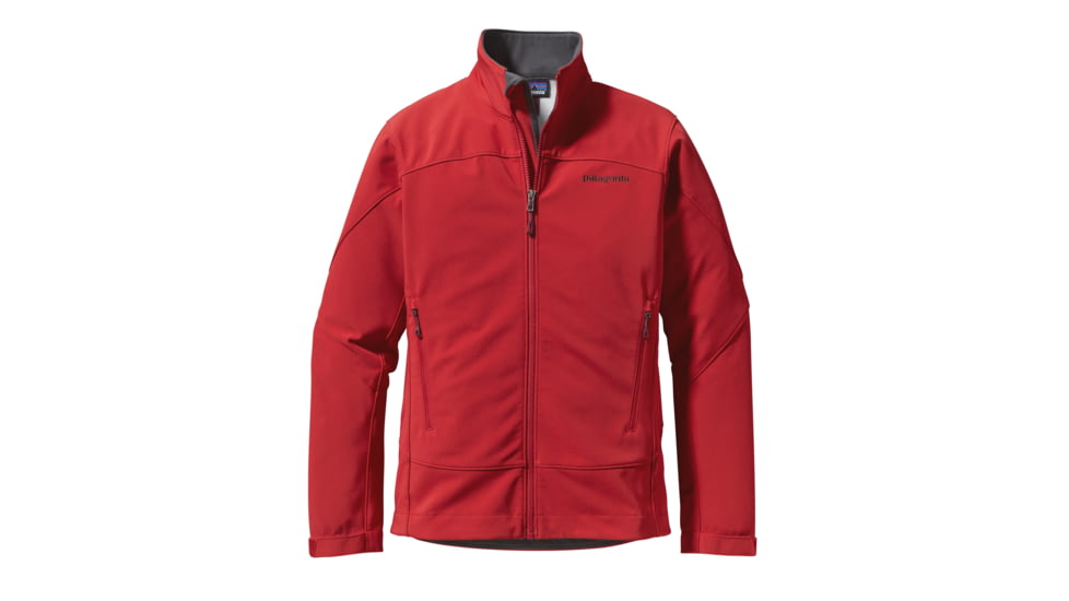 Patagonia Adze Jacket - Women's-Cochineal Red/Tailored Grey-X-Small