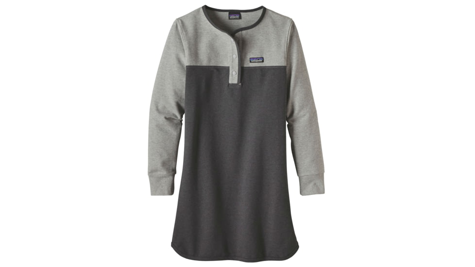 Patagonia Ahnya Henley Dress - Women's-Forge Grey-Medium