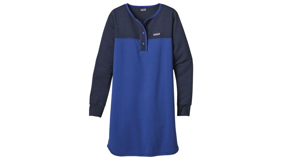 Patagonia Ahnya Henley Dress - Women's-Navy Blue-X-Small