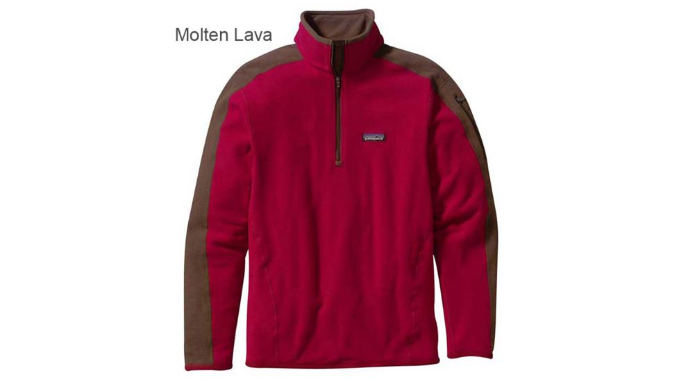 Patagonia Araveto 1/4 Zip - Molten-Lava-Large