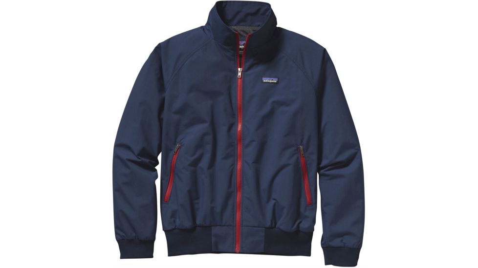 Baggies Jacket - Mens-Navy Blue/Classic Red-Small