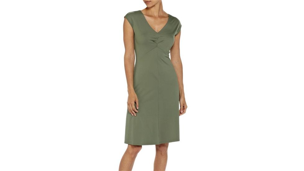 Patagonia Bandha Dress - Womens-Camp Green-Medium