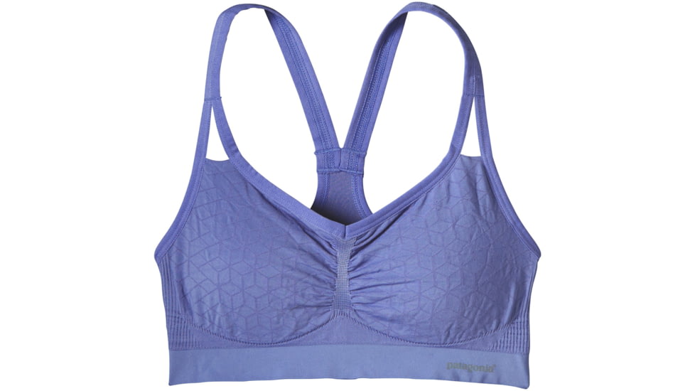Patagonia Barely Bra - Women's-Geo Diamond/Violet Blue-Small