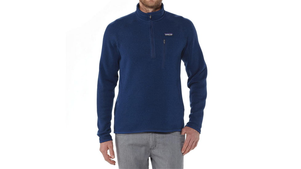 Patagonia Better Sweater 1/4 Zip - Men's-Channel Blue-Small