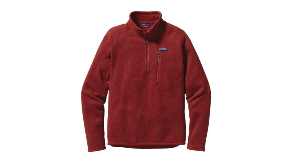 Patagonia Better Sweater 1/4 Zip - Men's-Cochineal Red-Small