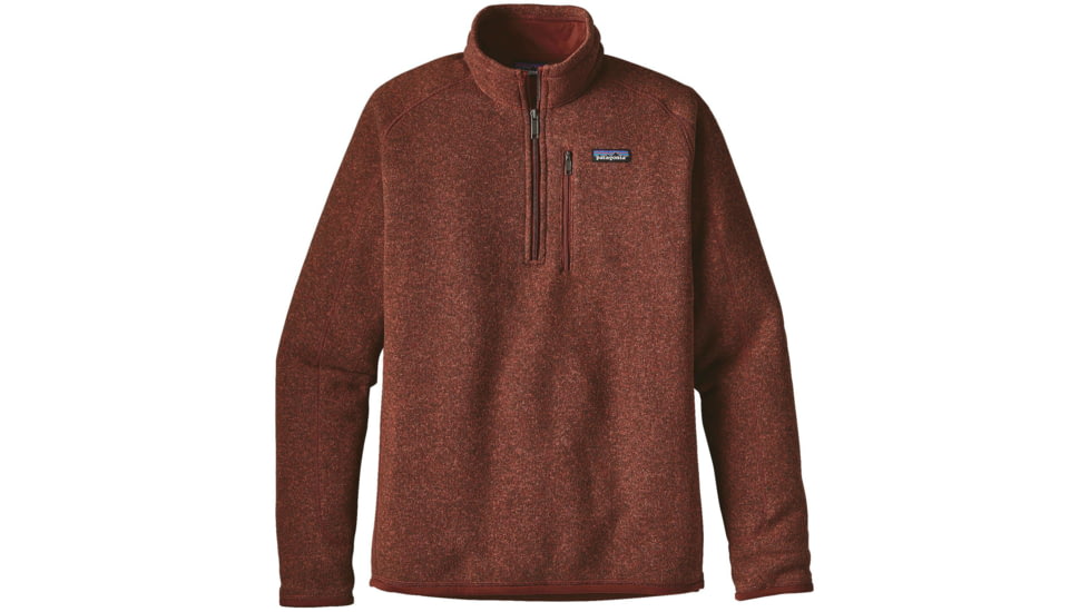 Patagonia Better Sweater 1/4 Zip - Men's-Small-Cinder Red