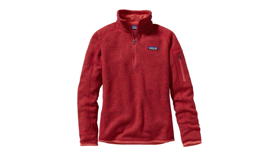 Patagonia Better Sweater 1/4 Zip - Women's-Sumac Red-X-Small