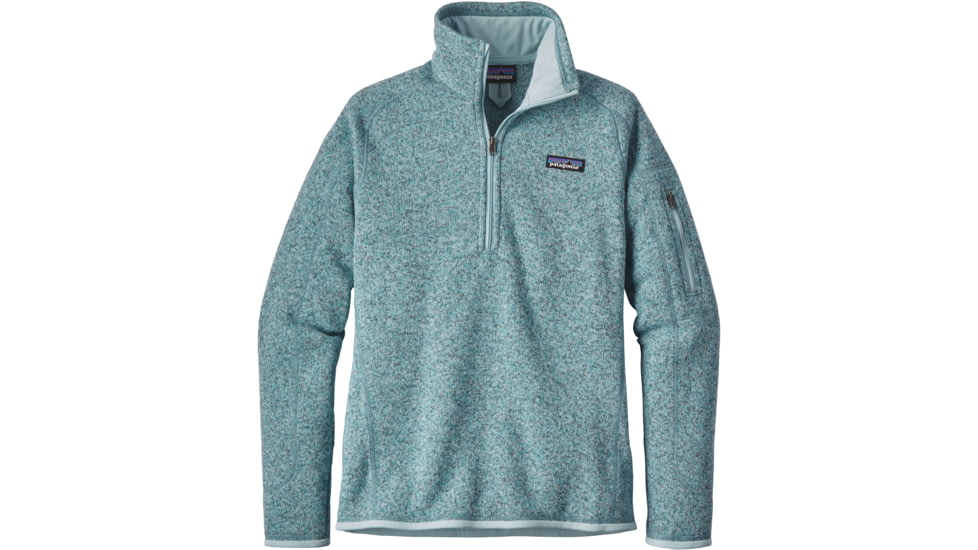 Patagonia Better Sweater 1/4 Zip - Women's-Tubular Blue/Crevasse Blue-Large