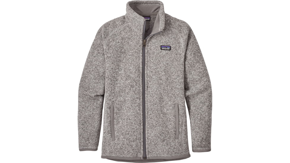Patagonia Better Sweater Jacket - Girls'-Birch White-Small