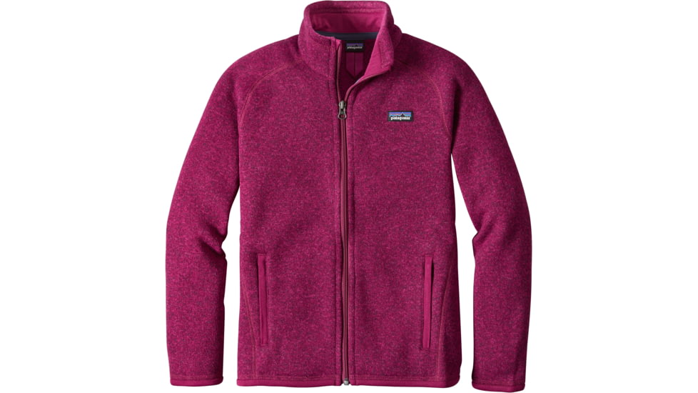 Patagonia Better Sweater Jacket - Girls'-Magenta-Large