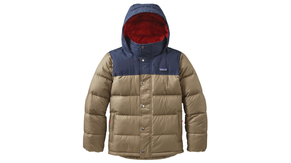 Patagonia Bivy Down Hoody - Boy's-Ash Tan-Large