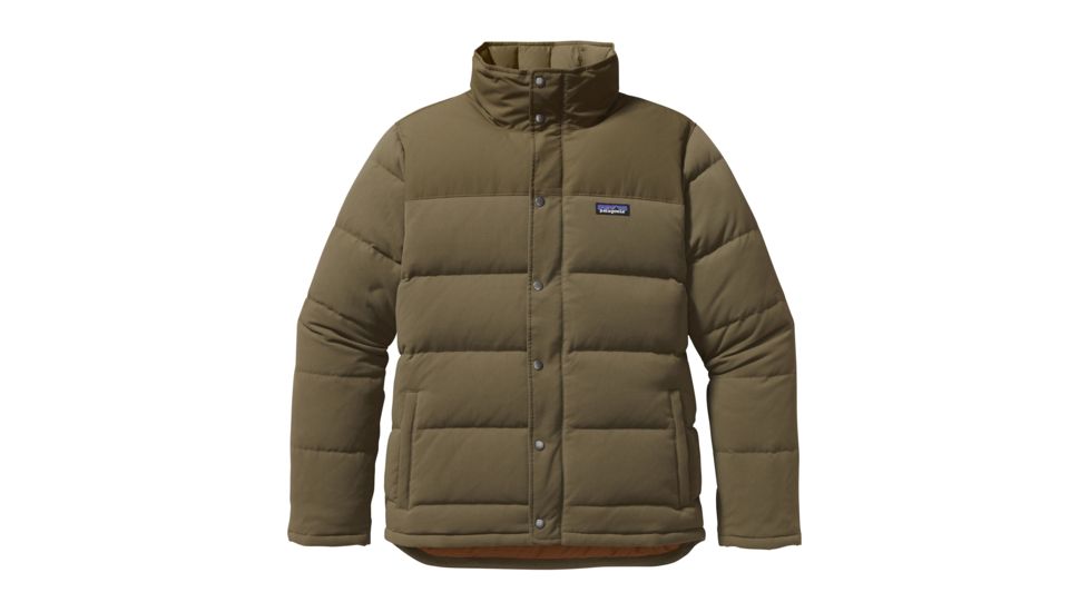Patagonia Bivy Down Jacket - Mens-Fatigue Green/Bear Brown-X-Large