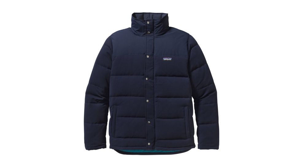 Patagonia Bivy Down Jacket - Mens-Navy Blue-Medium