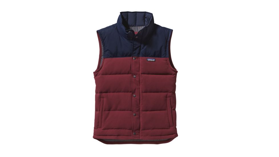 Patagonia Bivy Down Vest - Mens-Oxblood Red-Small