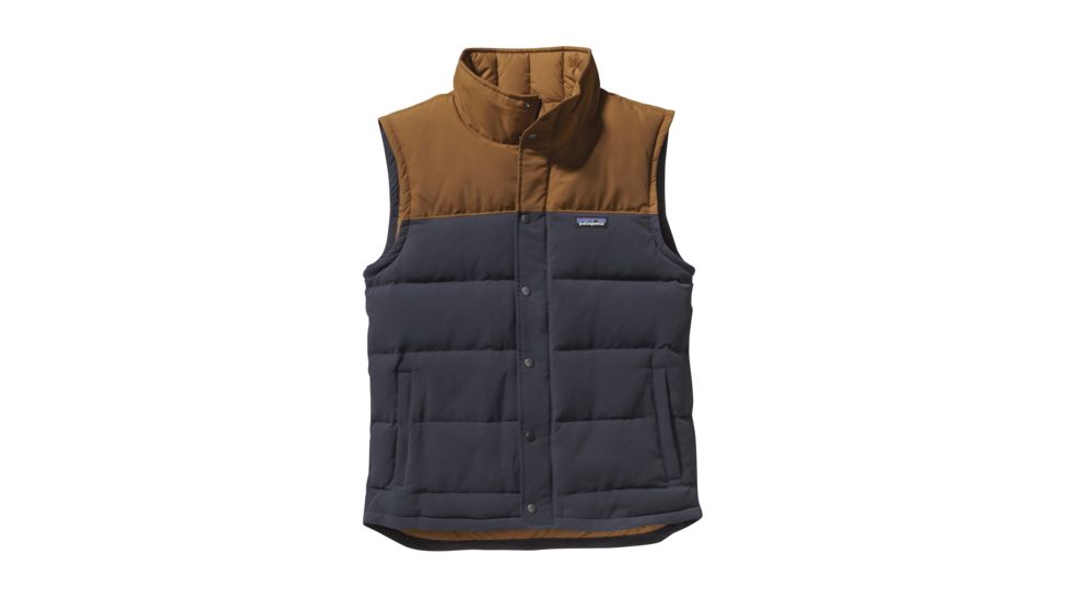 Patagonia Bivy Down Vest - Mens-Smolder Blue-Small