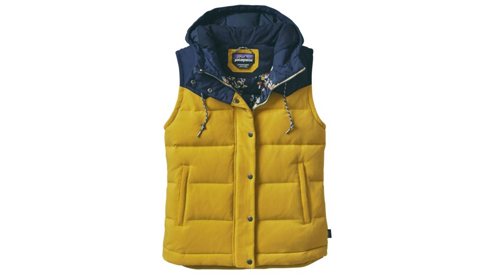 Patagonia Bivy Hooded Vest - Women's-Sulphur Yellow-Medium