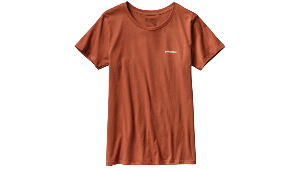 Patagonia Board Short Label Cotton Crew T-Shirt - Women's-Canyon Brown-Large