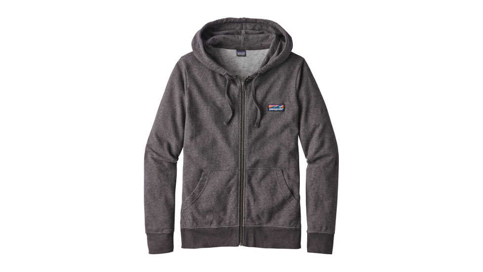 Patagonia Board Short Label Lightweight Full-Zip Hoody - Women's-Black-Small