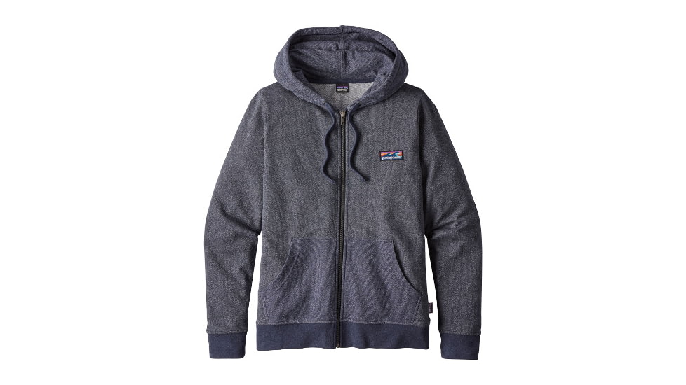 Patagonia Board Short Label Lightweight Full-Zip Hoody - Women's-Smolder Blue-X-Small