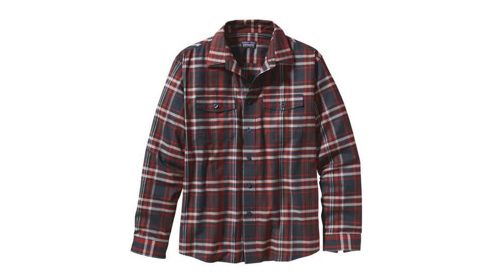 Patagonia Buckshot Long Sleeve Shirt - Men's-Cousin Jack/Heritage Green-X-Large