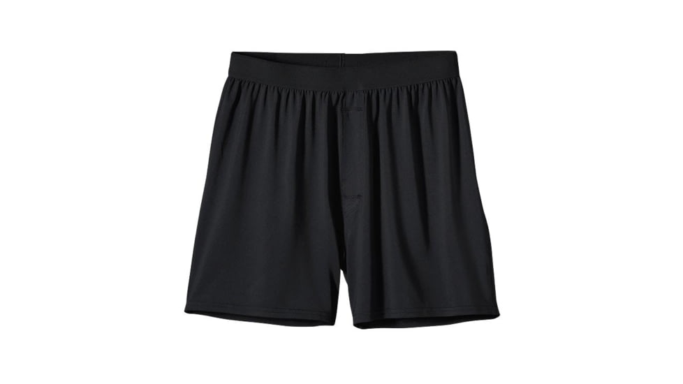 Patagonia Capilene 1 Silkweight Boxers - Men's-Guatmalan Tango/Black-Large