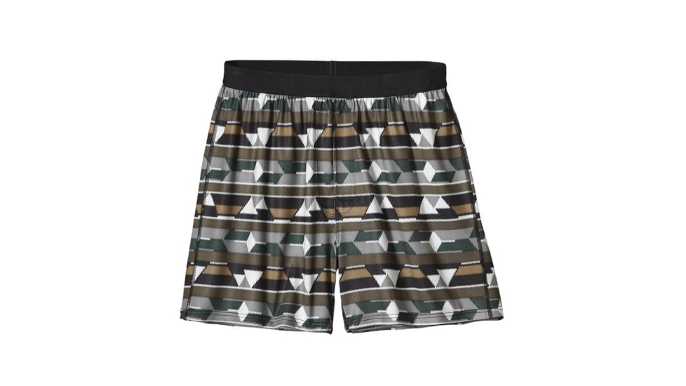 Patagonia Capilene 1 Silkweight Boxers - Men's-Guatmalan Tango/Black-XX-Large